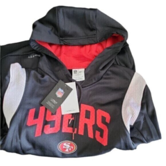 Nike NFL San Francisco  49ERS Football Hoodie NWT Sz Small - Picture 5 of 10